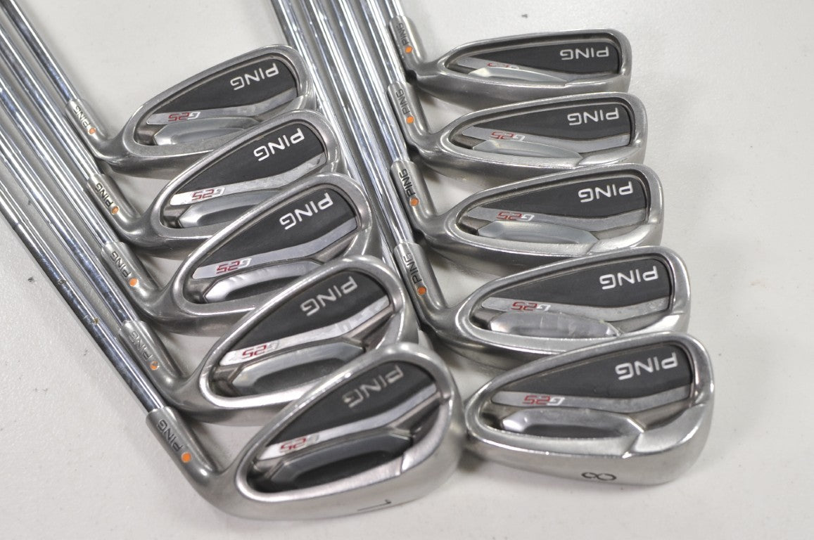 Ping G25 4-W,UW,SW,LW Iron Set Stiff Flex Orange Dot Steel READ LENGTHS #206604