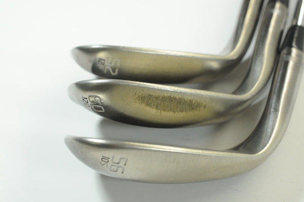 Titleist Vokey SM9 Brushed Steel 52*,56*,60* Wedge Set Right KBS Steel # 184466