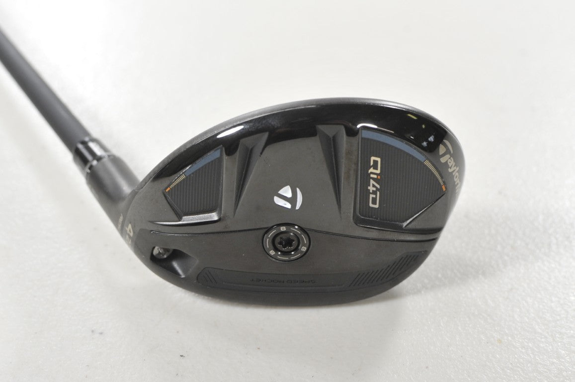 TaylorMade Qi4D Rescue 4-22* Hybrid Stiff Flex RH KBS Reax 75g Graphite # 217578