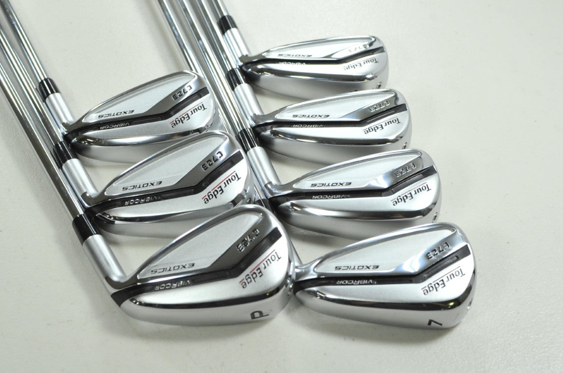 Tour Edge Exotics C723 4-PW Iron Set Regular Flex Right MPH 95g Steel # 204034