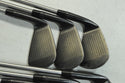 Sub 70 TAIII Forged Black 6 - PW,AW Iron Set Right Regular Flex KBS Steel # 170666 - Golf Club Brokers