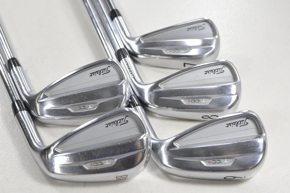 Titleist T100S 2021 7-PW,48* Iron Set Stiff Flex RH Project X LZ Steel # 214319