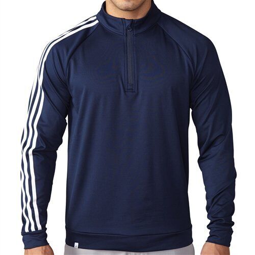 Adidas 3 Stripes 1/4 Zip Pullover Jacket - Golf Club Brokers