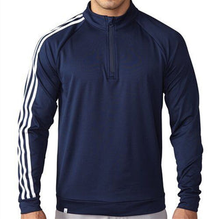 Buy navy Adidas 3 Stripes 1/4 Zip Pullover Jacket