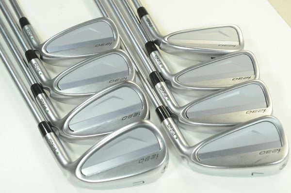 Ping i230 4-W,UW Iron Set Green Dot RH Regular Flex Project X IO Steel # 185009