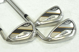 Callaway Mavrik 8-PW Iron Set Right Stiff Flex Elevate Steel # 179529