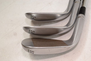 TaylorMade Milled Grind 4 Satin 50*, 54*, 58* Wedge Set Right Steel # 177500