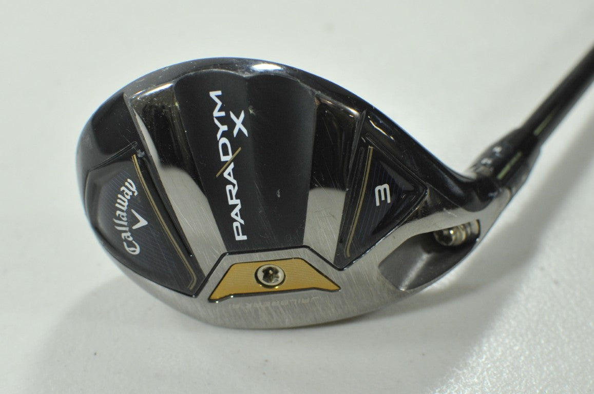LEFT HANDED Callaway Paradym X 3-18* Hybrid Stiff Tensei White Graphite #209130