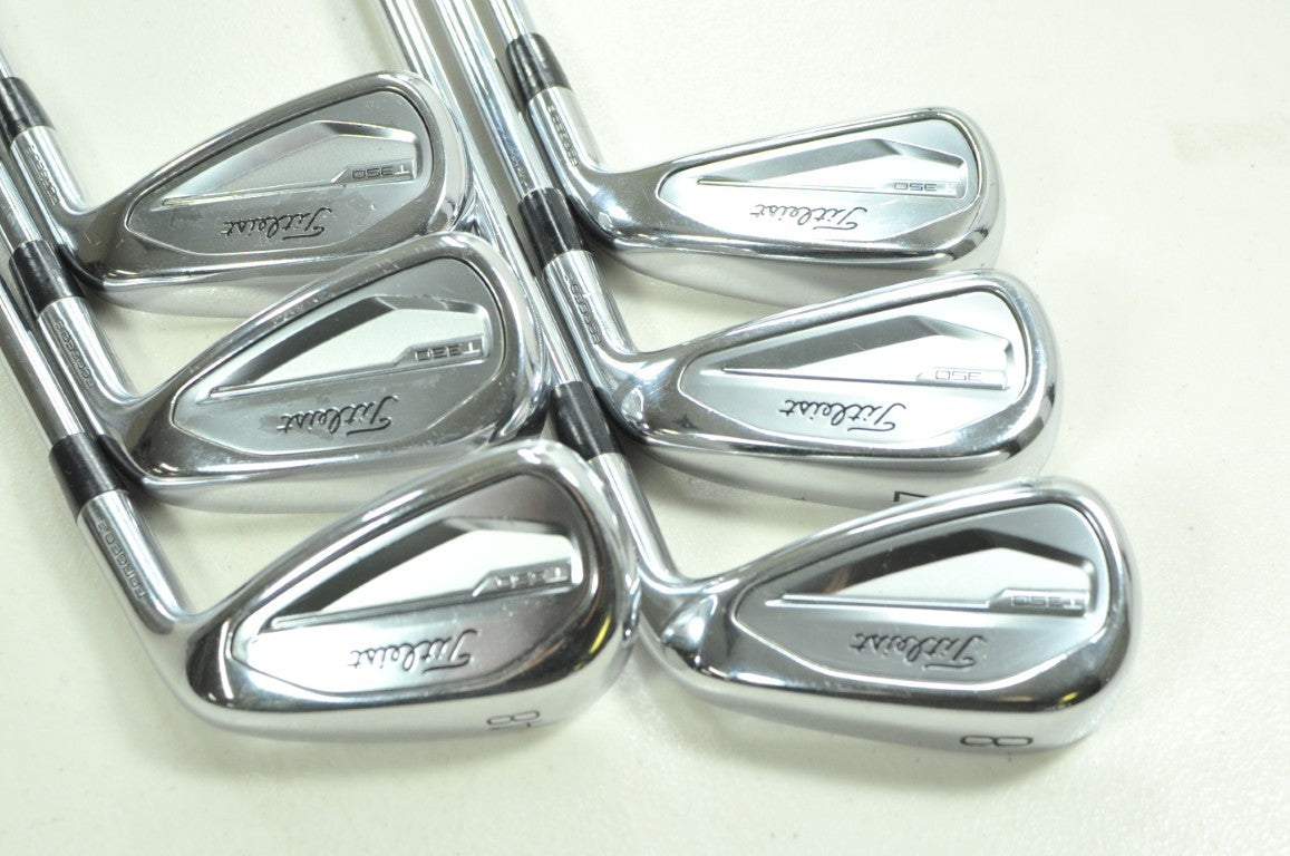 Titleist T350 2023 6-PW,48* Iron Set Regular Flex Right NS Pro 750 Steel #204761