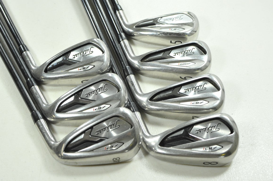 Titleist 718 AP1 5-PW,48* Iron Set Senior Flex Right Tensei Red Graphite #205883