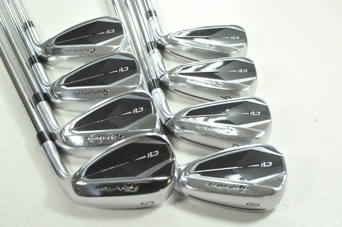 TaylorMade Qi 5-PW,AW,SW Iron Set Regular Flex Right KBS MAX MT Steel # 207381
