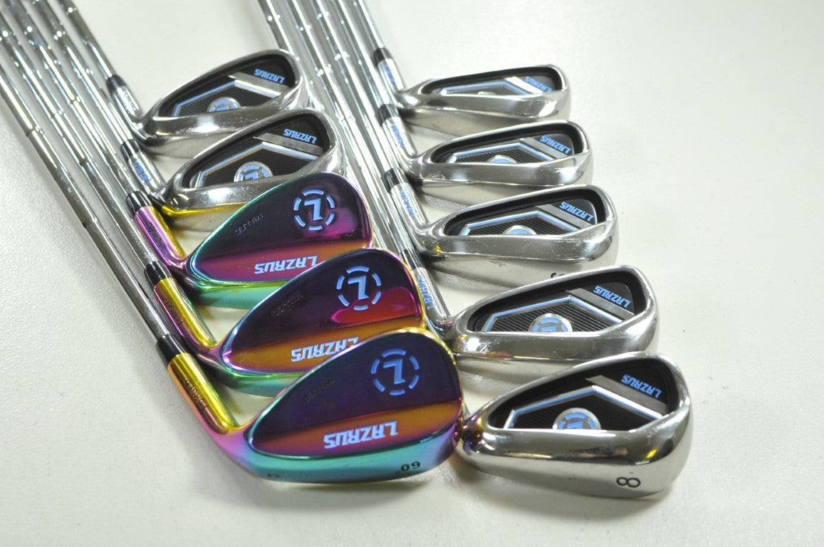 Lazrus Iron Set 4-PW Iron Set and 52*,56*,60* Wedges Regular Flex Steel #208451