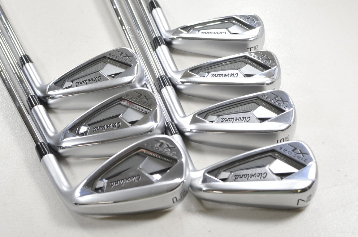 Cleveland Zipcore XL 4-PW Iron Set Stiff Flex Right KBS Tour Lite Steel # 214787