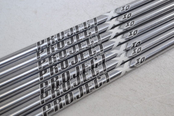 Project X IO 6.5 115g X Stiff 4 - W Iron Shaft Set Uncut .355 Steel NEW! # 177438 - Golf Club Brokers