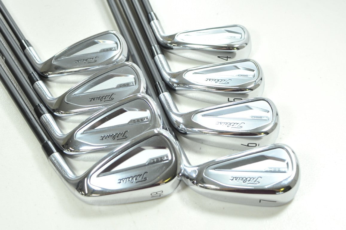 Titleist T350 2023 4-PW,48*Iron Set Senior Flex Right MMT 60g Graphite # 205527