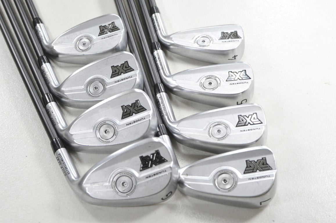 PXG Gen7 0311 P Chrome 4-W,GW Iron Set Regular Flex KBS MAX 65 Graphite #218718