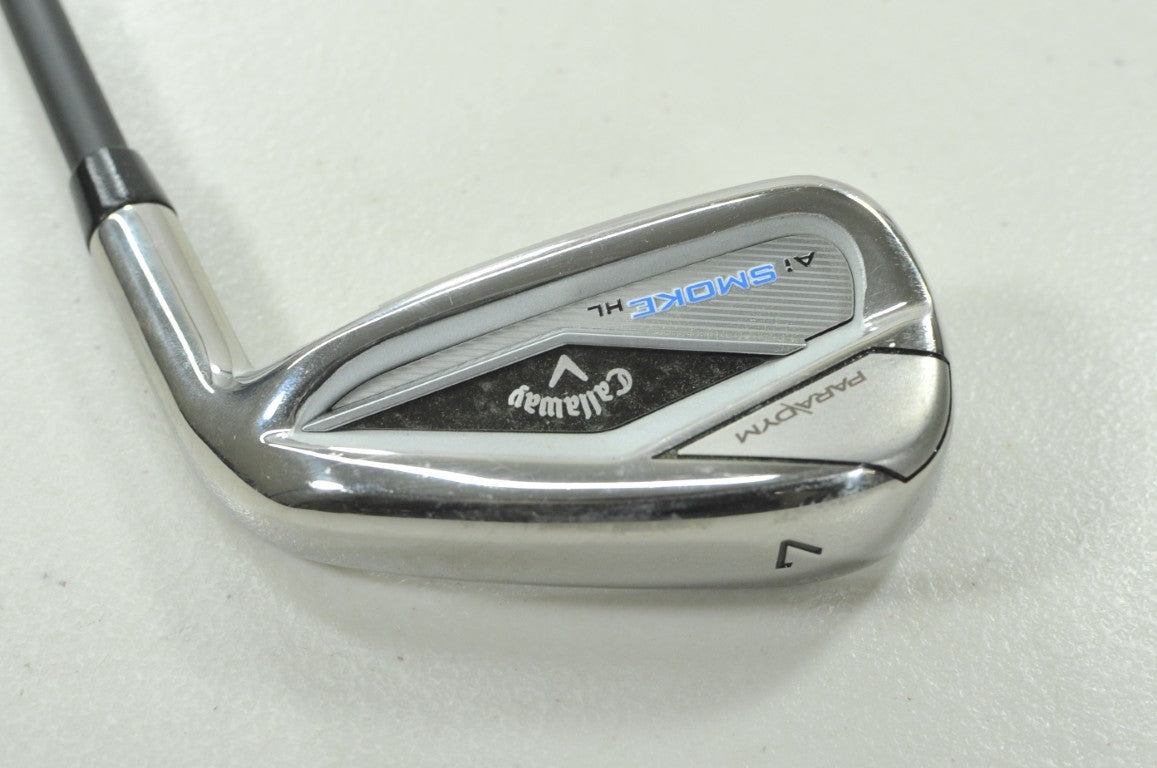 Callaway Paradym Ai Smoke HL Single 7 Iron Senior Flex Right Graphite # 210637