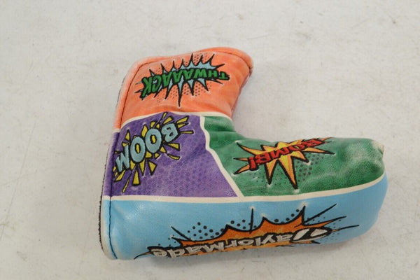 TaylorMade Smash! Boom! Pow! Blade Putter Head Cover LIMITED EDITION #179241 - Golf Club Brokers