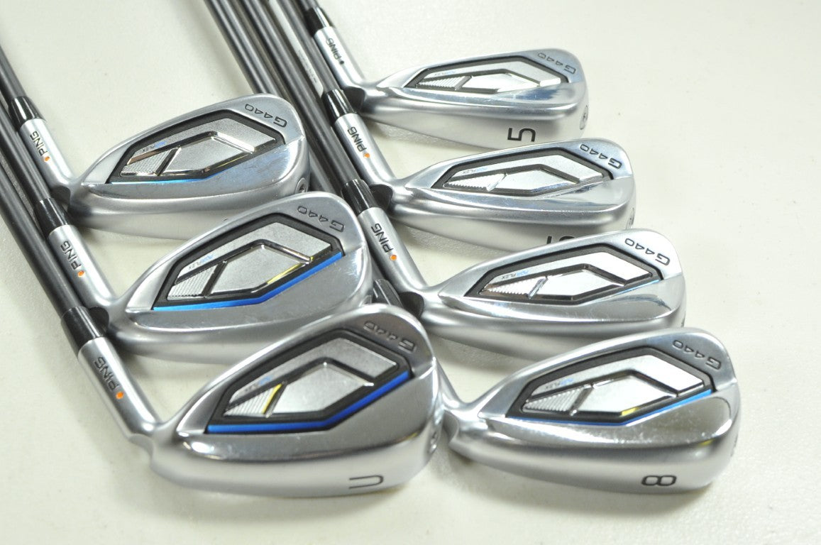 Ping G440 5-W,UW Iron Set Regular Flex Orange Dot Right Alta CB Graphite #207569