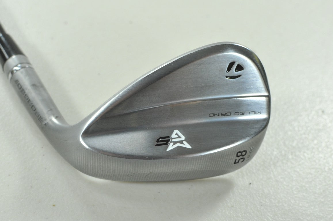 TaylorMade Milled Grind 5 Chrome 58*-08 Wedge RH Regular Flex Graphite # 212456