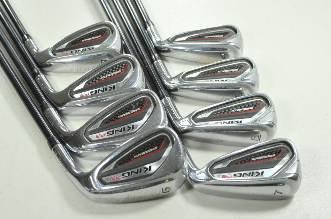 Cobra King F9 Speedback 4-PW,GW Iron Set Regular Flex RH Atmos Graphite # 207286