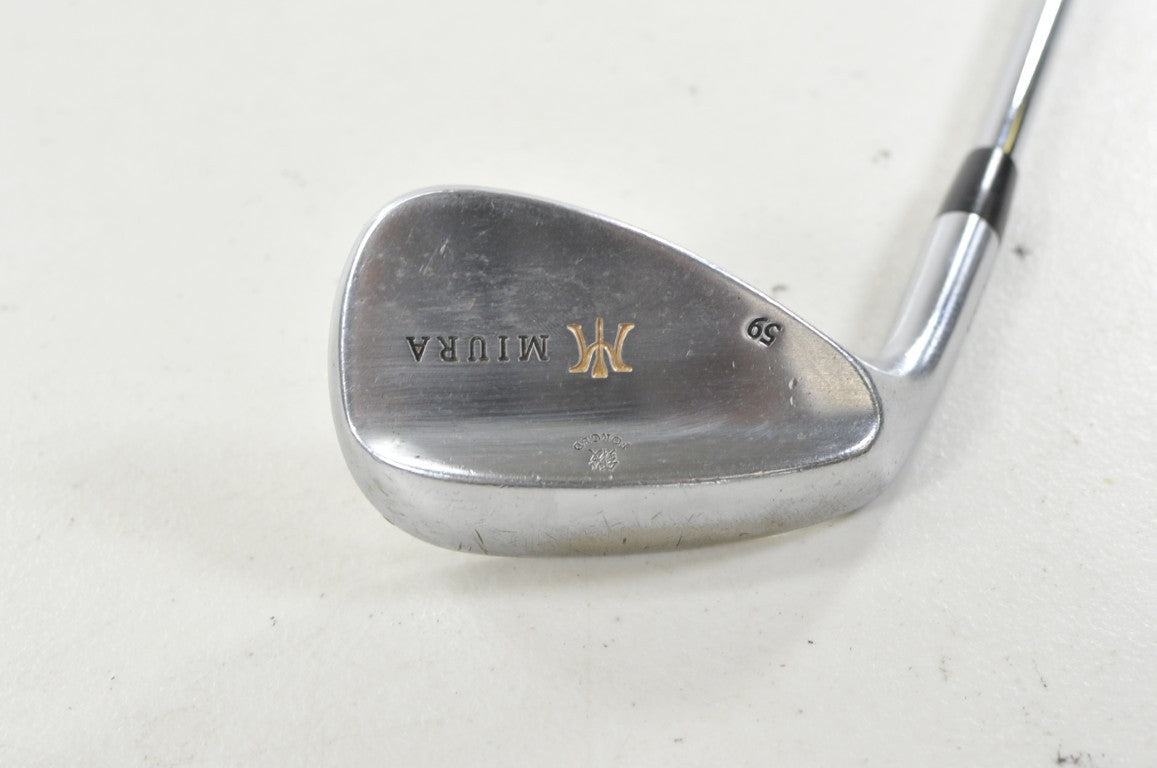 LEFT HANDED Miura 2018 Wedge Series 59* Wedge KBS Tour 120 Stiff Steel #219484