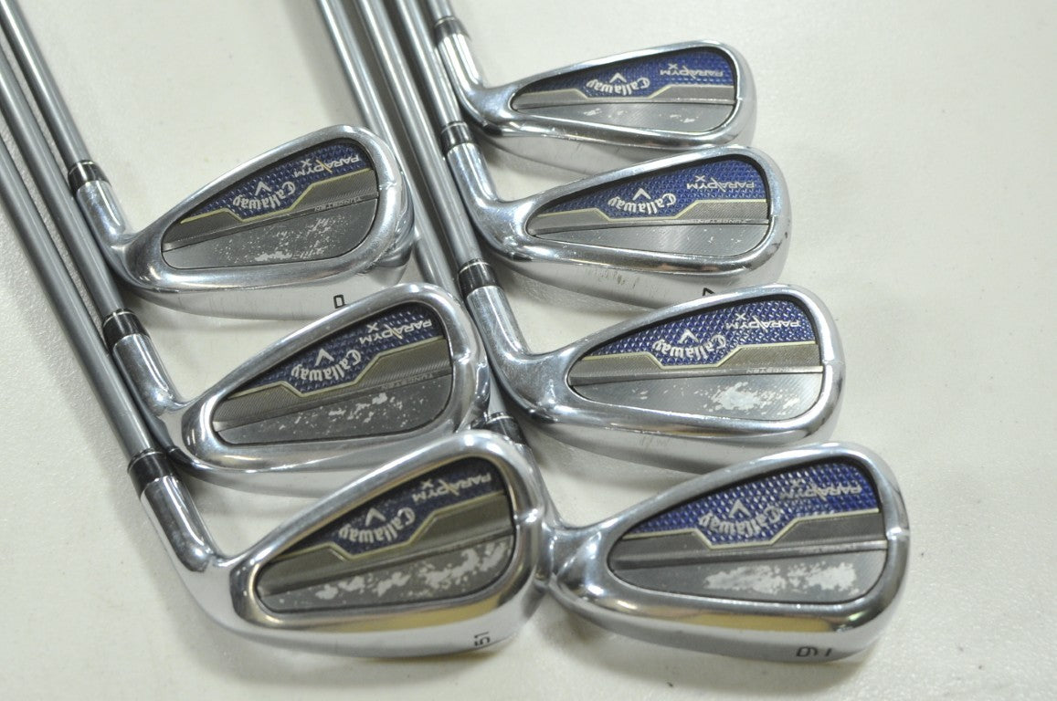 Callaway Paradym X 6-PW,AW,51* Iron Set Regular Flex RH HZRDUS Graphite # 211954