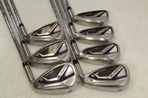 Cobra Aerojet 5 - PW,GW Iron Set Right Stiff Flex KBS Tour Lite Steel # 179415 - Golf Club Brokers