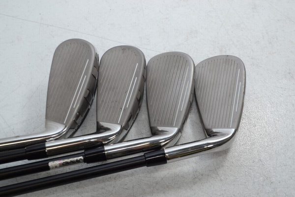 LEFT Cleveland Halo XL Full-Face 5-PW,GW Iron Set Regular Flex Graphite # 173178