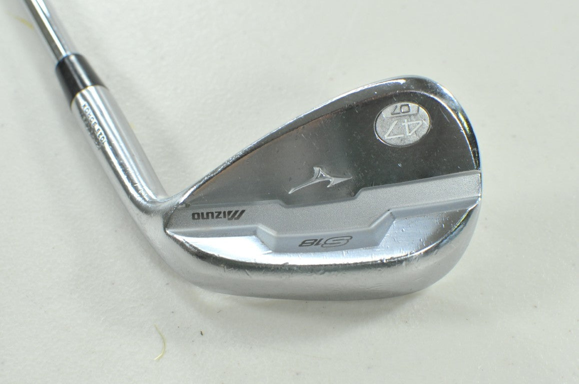 Mizuno S18 White Satin 47*-07 Wedge Right DG X Seven Steel # 206561