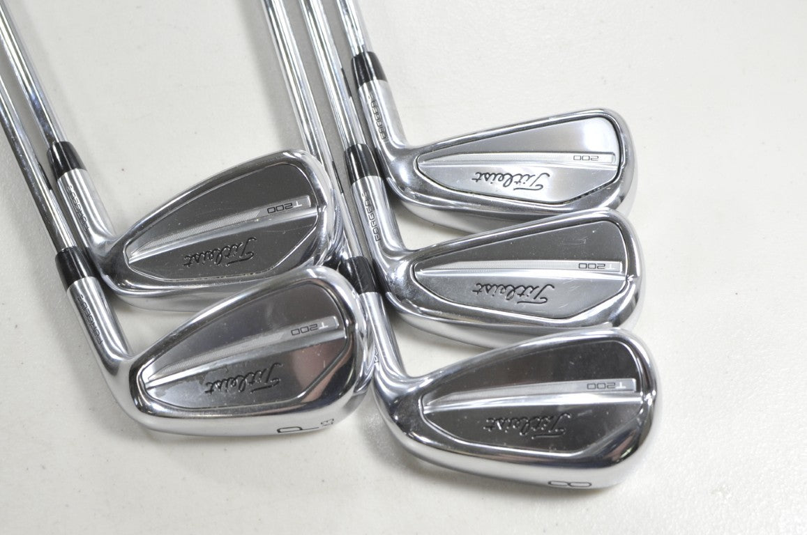 Titleist T200 2023 6-PW Iron Set Stiff Flex Right NS Pro 880 AMC Steel  # 217381