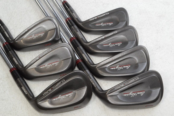 Ben Hogan Ft. Worth Black 4-PW Iron Set Right Stiff Flex DG S300 Steel # 178804