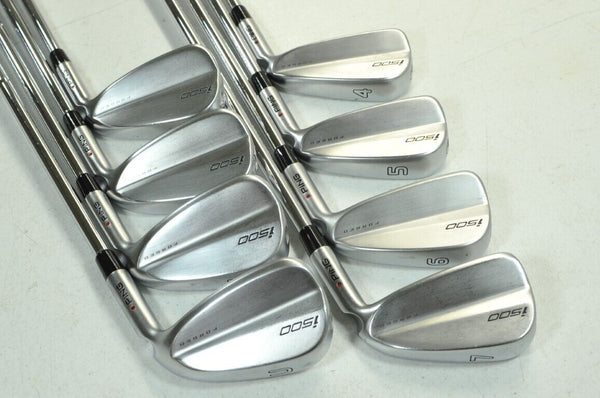 Ping i500 4-W,UW Iron Set Red Dot Right Stiff Flex AWT 2.0 Steel # 183766