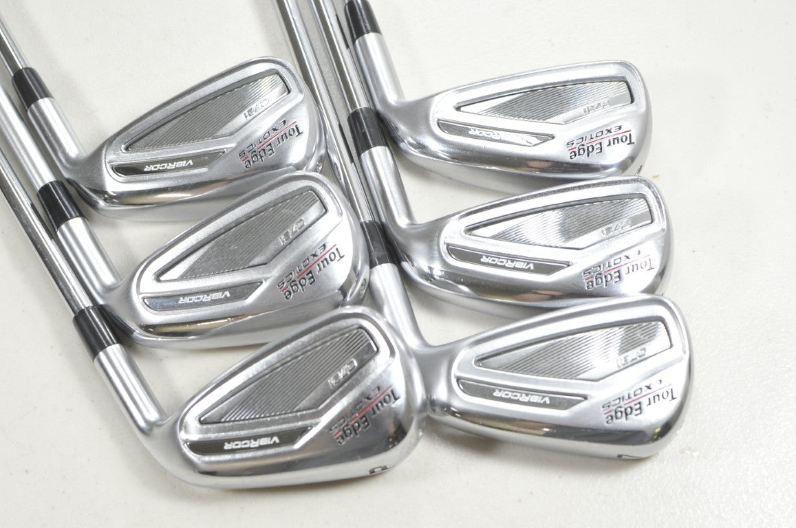 Tour Edge Exotics C721 5-PW Iron Set Stiff Flex Right XP 85 S300 Steel # 219171