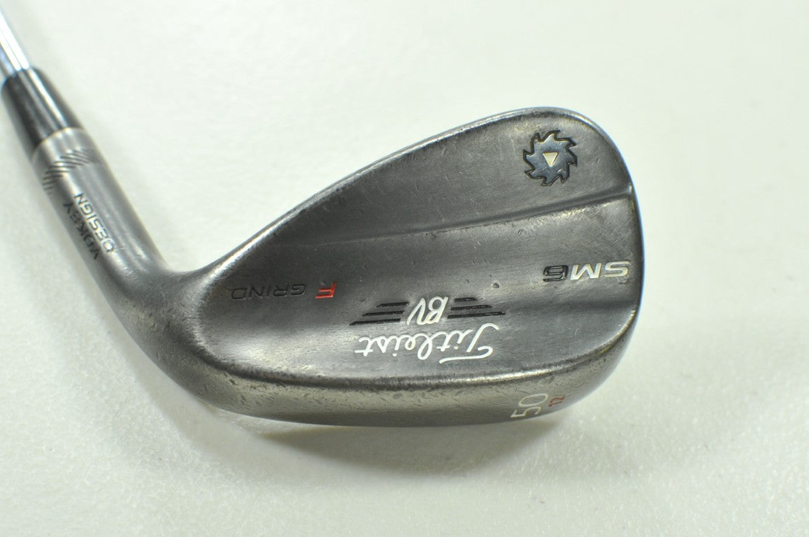 Titleist Vokey SM6 Steel Gray 50*-12 Wedge F Grind Right Steel # 209935