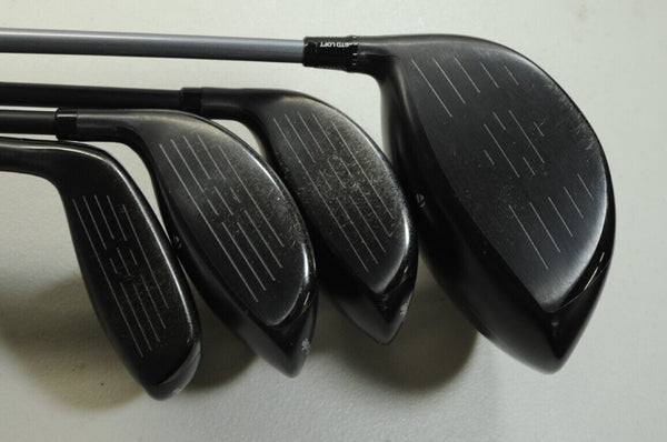 TaylorMade Rocketballz Black 10.5* Driver, 3&5 Woods,5 Hybrid Set Senior #183731