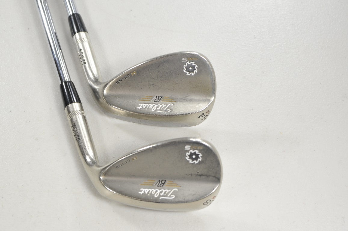 Titleist Vokey SM5 Gold Nickel 54*, 58* Wedge Set RH KBS Tour 90 Steel # 214329