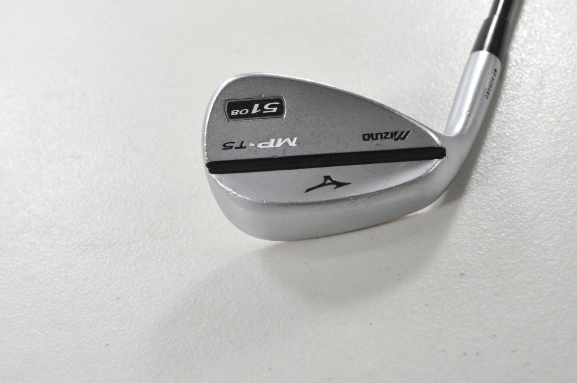 LEFT HANDED Mizuno MP-T5 White Satin 51*-08 Wedge Regular Flex Graphite # 215671