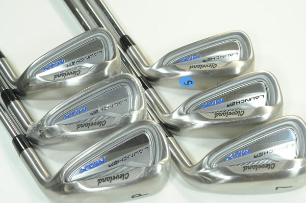 Cleveland Launcher Max 5-PW Iron Set RH Stiff Flex KBS Tour Lite Steel # 172730