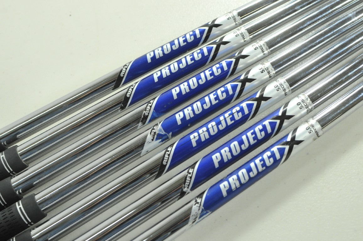 Project X Rifle 5.0 Regular Flex 4-PW Iron Shaft Set .355