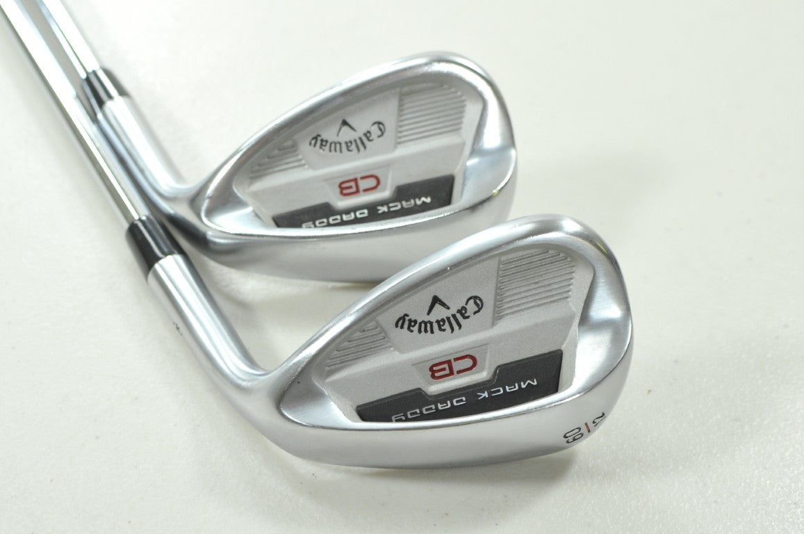 Callaway Mack Daddy CB 54*, 60* Wedge Set Right Steel  # 210683