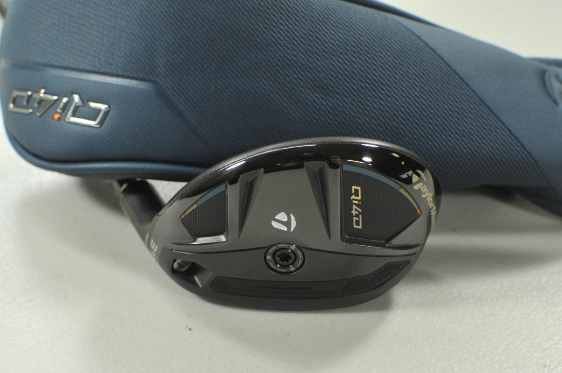 TaylorMade Qi4D Rescue 3-19* Hybrid Stiff Flex RH KBS REAX 75g Graphite # 209780