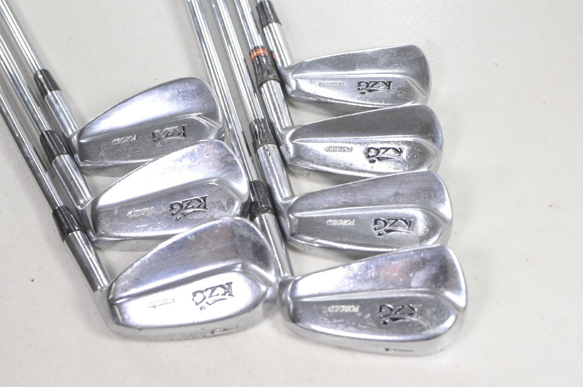 KZG Forged 4-PW Iron Set Stiff Flex Right DG S300 Steel  # 200457