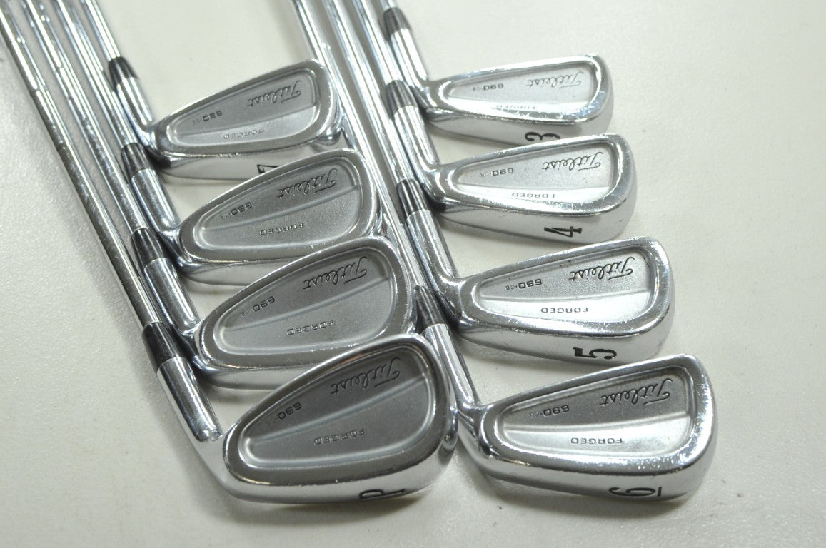 Titleist 690.CB Forged 3-PW Iron Set Stiff Right DG SensiCore S300 Steel #211449