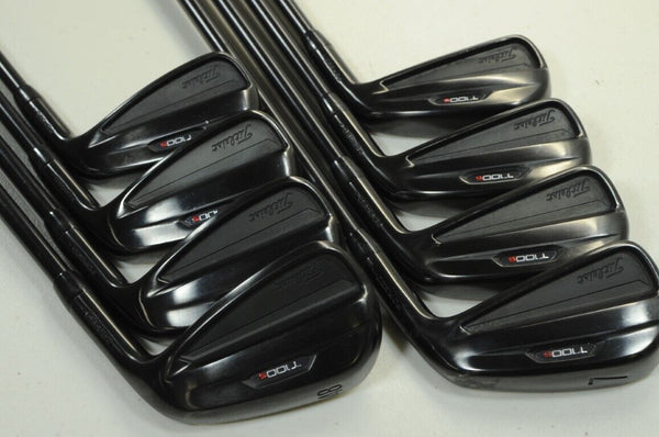 Titleist T100s 2021 Limited Black 4-PW,48* Iron Set RH Stiff Flex Steel #184050