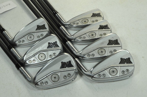 PXG Gen6 0311 P Double Chrome 5-W,GW Iron Set RH Regular Flex Graphite # 181349