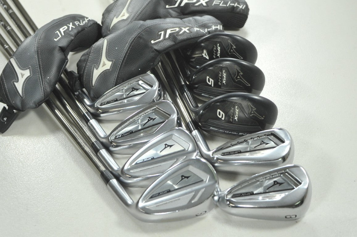 Mizuno JPX 921 Hot Metal 4-6H, 7-PW,GW,SW Iron Set Regular RH Graphite # 212665