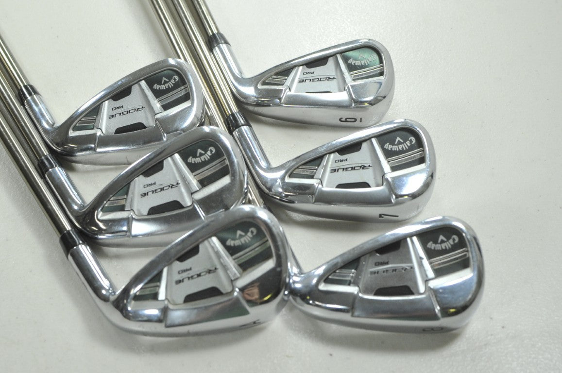 Callaway Rogue Pro 6-PW,AW Iron Set Stiff Flex Recoil ES 780 F4 Graphite #212076