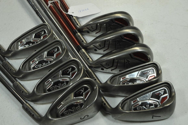 Ping K15 Iron/Hybrid 3-5H, 6-W,SW Iron Set Right Regular Flex Steel # 181026