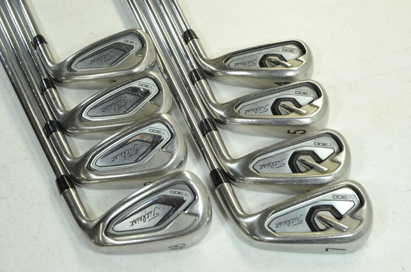 Titleist T300 2019 4-PW,48* Iron Set Right Regular Flex Rifle 5.5 Steel # 180327